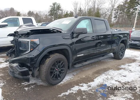 2024 GMC Sierra 1500 4Wd Standard Box Elevation from USA, damaged, VIN 3GTPUCEKXRG248036